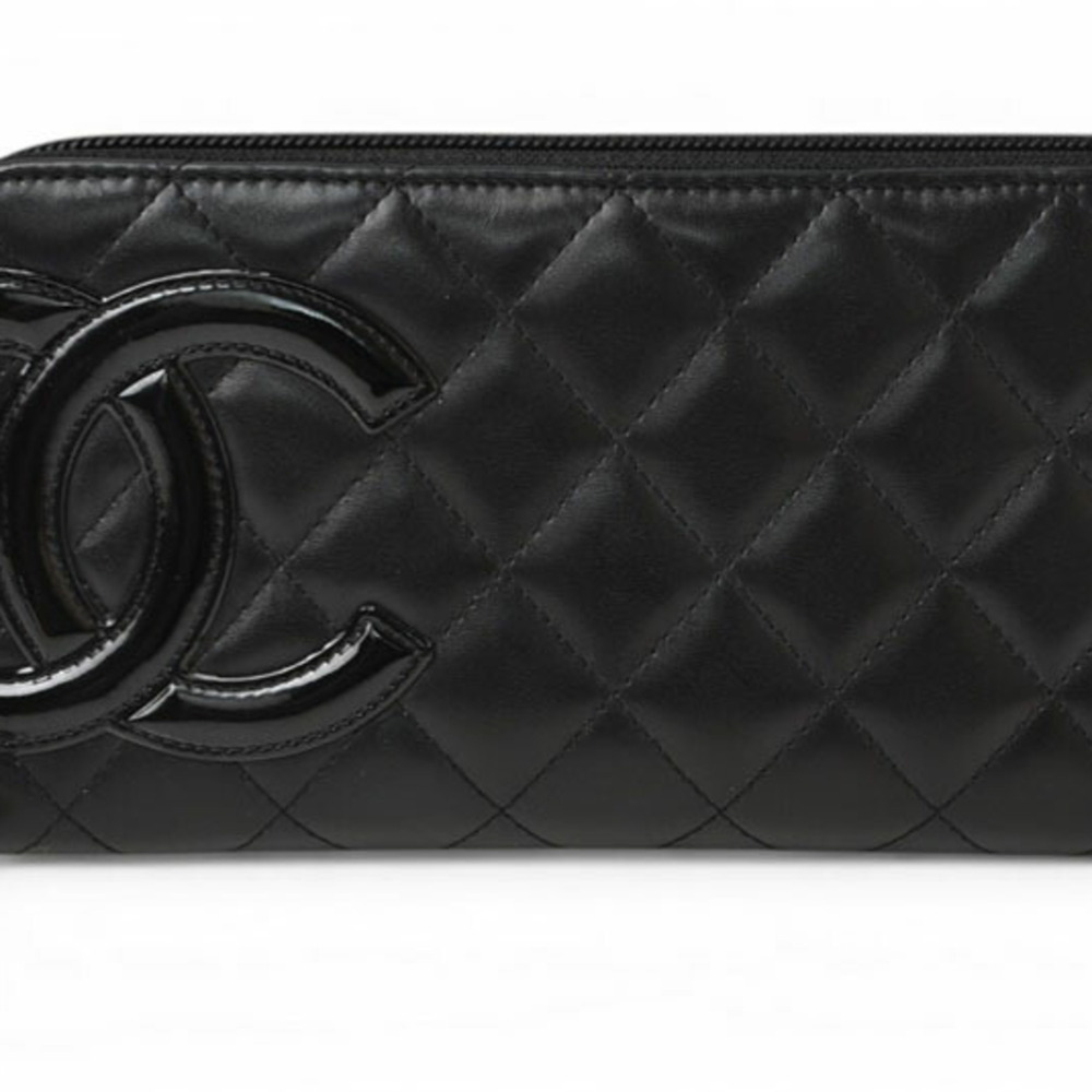 CHANEL Authentic Black Wallet